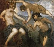 Jacopo Tintoretto Bacchus and Ariadne Sweden oil painting artist